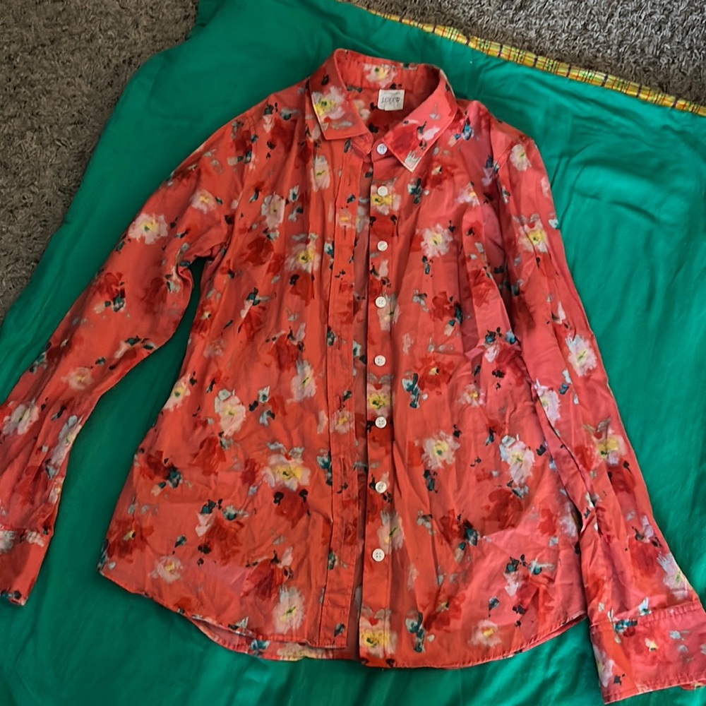 J crew button up